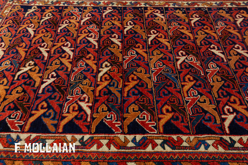 Antique Persian Afshari Rug n°:37830794